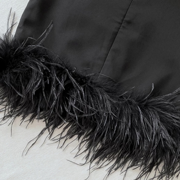 NWT Spring Luxury High Street Feather Cropped Tank Top S:Small&Med - Picture 9 of 13